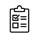 Checklist clipboard icon representing Oak Raven’s quality-checked product standards